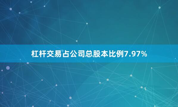 杠杆交易占公司总股本比例7.97%